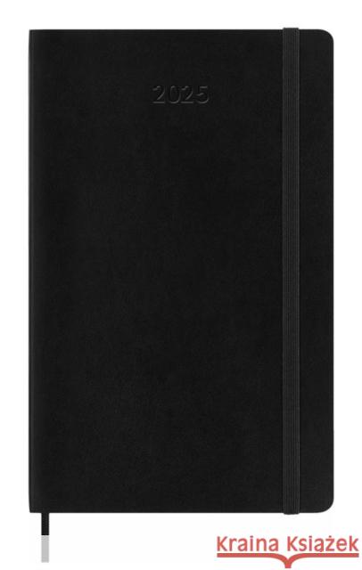 Moleskine 2025 12-Month Weekly Large Softcover Notebook: Black Moleskine 8056999270315