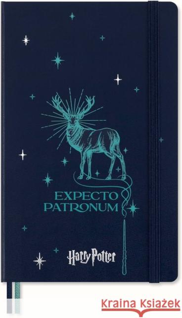 Moleskine Ltd. Ed. Harry Potter Large Ruled Notebook: Expecto Patronum Moleskine 8056999272180