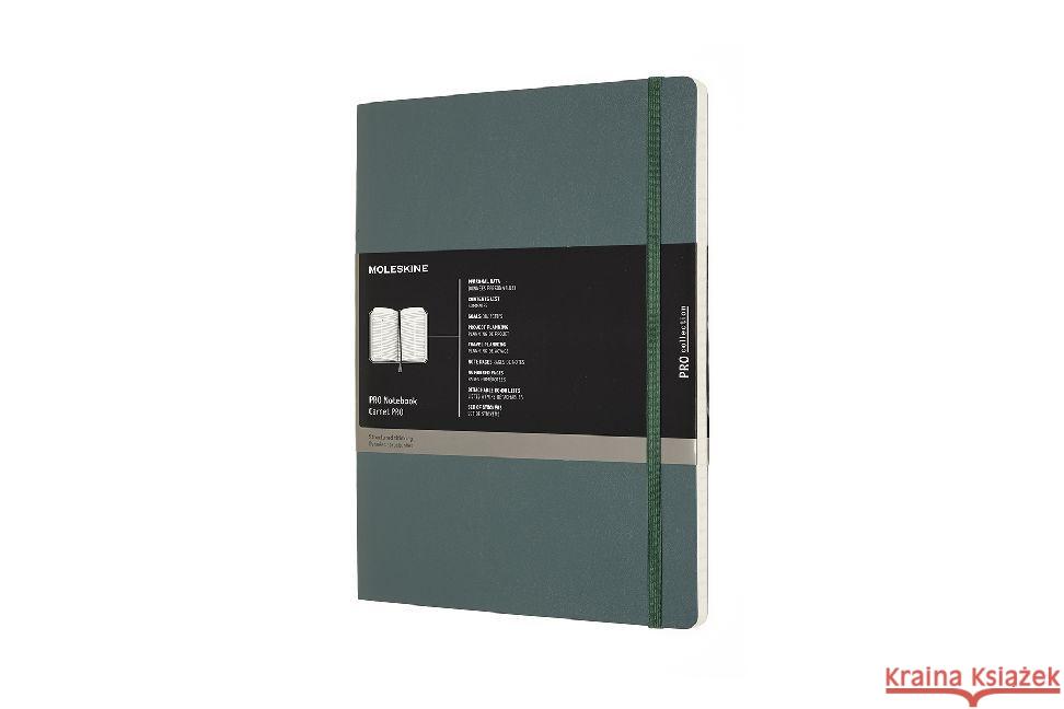 Pro Notebook XL Soft Forest Green MOLESKINE 8058647620848