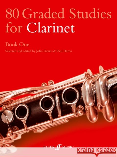 80 Graded Studies for Clarinet, Book 1 Davies, John 9780571509515 FABER MUSIC LTD - książka