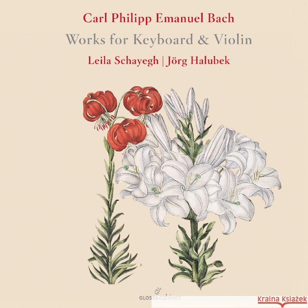 Works for Keyboard and Violin, 1 Audio-CD Bach, Carl Philipp Emanuel 8424562800359