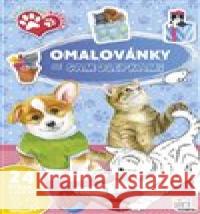 Omalovánky A4 se samolepkami Štěňátka a koťátka  8595593846453 Jiri models