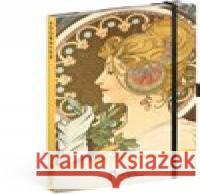 Notes Alfons Mucha - Pero, tečkovaný  8595689343910 Presco Group