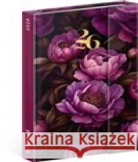 Týdenní magnetický diář Fialové květy 2026  8595689355371 Presco Group