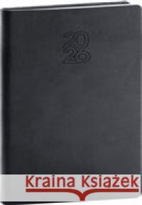 Kapesní diář Aprint 2026, černý  8595689358181 Presco Group