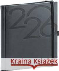 Týdenní diář Ajax 2026, černý  8595689358396 Presco Group