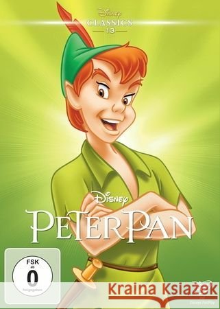 Peter Pan (1952), 1 DVD : USA Barrie, James Matthew 8717418506766 Walt Disney Studios Home Entertainment
