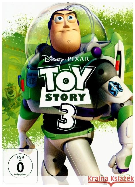 Toy Story 3, 1 DVD : Für Hörgeschädigte geeignet. Ausgezeichnet mit 1 Golden Globe 2011 für den Besten Animationsfilm und 2 Oscars 2011 u. a. für den Besten Animationsfilm. USA Disney, Walt 8717418520151