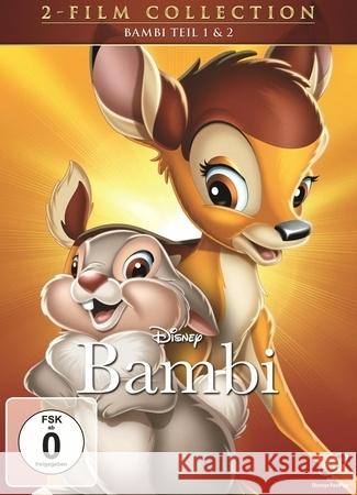 Bambi 1+2, 2 DVDs : Disney Classics + 2. Teil Salten, Felix 8717418532123