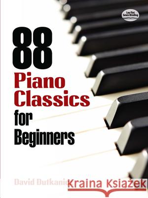 88 Piano Classics for Beginners   9780486483887  - książka