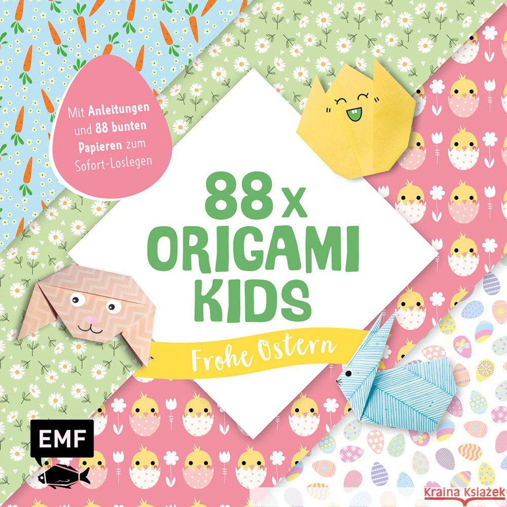 88 x Origami Kids - Frohe Ostern! Precht, Thade 9783745933208 Edition Michael Fischer - książka