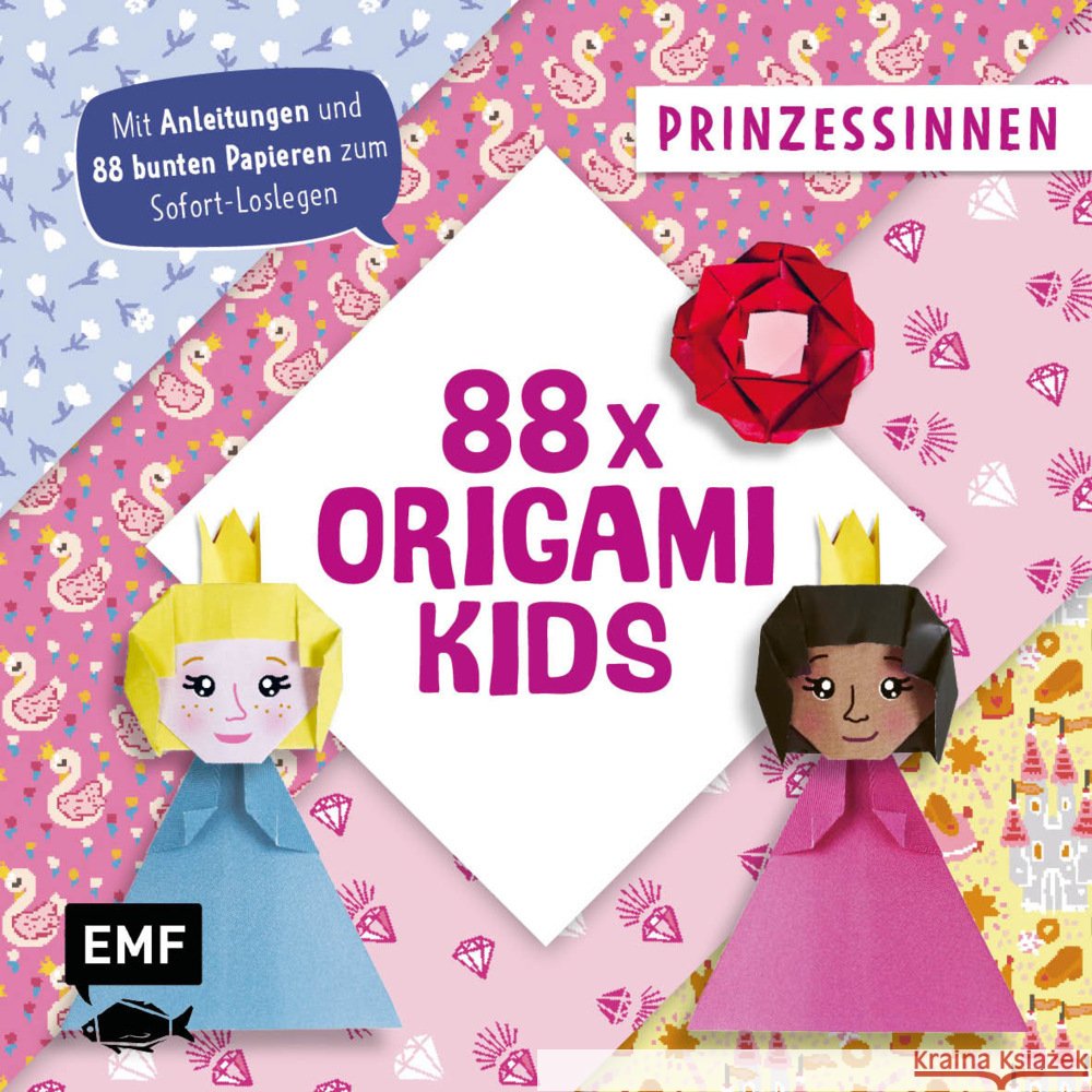 88 x Origami Kids - Prinzessinnen Precht, Thade 9783745926590 Edition Michael Fischer - książka