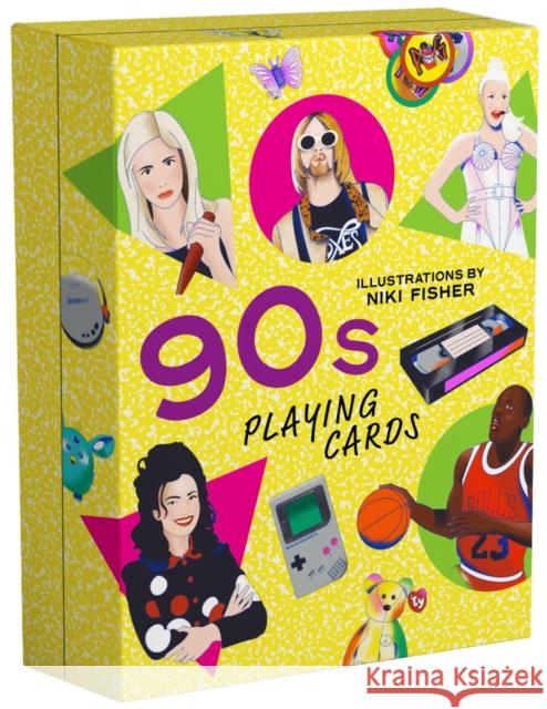 90s Playing Cards: Featuring the decade’s most iconic people, objects and moments  9781923049154 Smith Street Books - książka