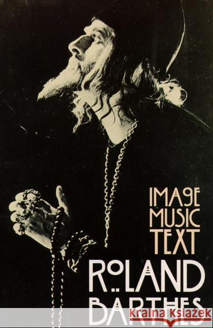 Image Music Text Roland Barthes 9780006861355 HarperCollins Publishers