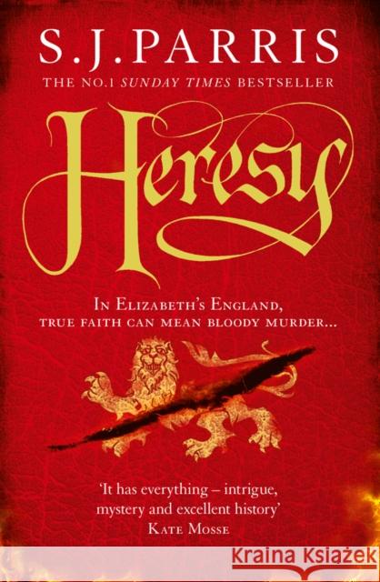 Heresy S  J Parris 9780007317707 HarperCollins Publishers