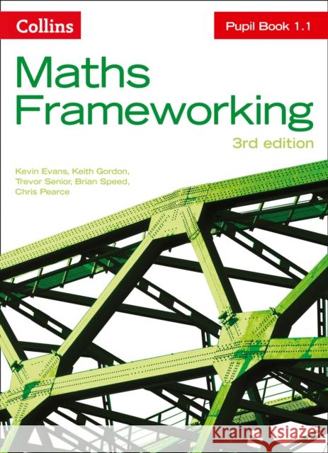 KS3 Maths Pupil Book 1.1 Evans, Kevin|||Gordon, Keith|||Senior, Trevor 9780007537716 