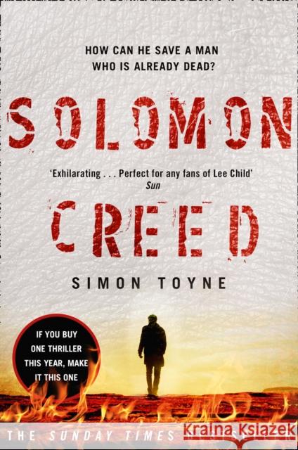Solomon Creed Simon Toyne 9780007551385 HarperCollins Publishers