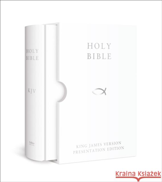 HOLY BIBLE: King James Version (KJV) White Presentation Edition Collins UK 9780007946860 William Collins