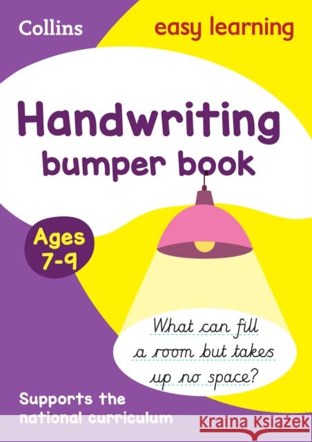 Handwriting Bumper Book Ages 7-9: Ideal for Home Learning Collins Easy Learning 9780008151447