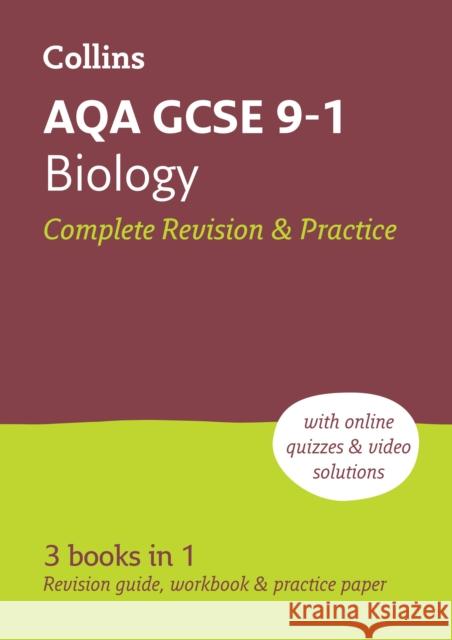 AQA GCSE 9-1 Biology All-in-One Complete Revision and Practice: Ideal for the 2024 and 2025 Exams Collins GCSE 9780008160746