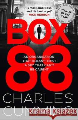 BOX 88 Charles Cumming 9780008200398 HarperCollins Publishers