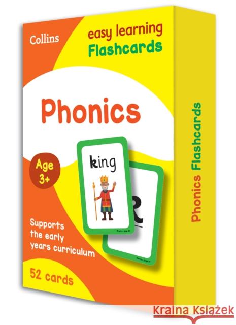 Phonics Flashcards: 52 Cards Collins UK 9780008201050 HarperCollins UK