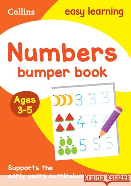 Numbers Bumper Book Ages 3-5: Ideal for Home Learning Collins Easy Learning 9780008275426 Collins Easy Learning Preschool