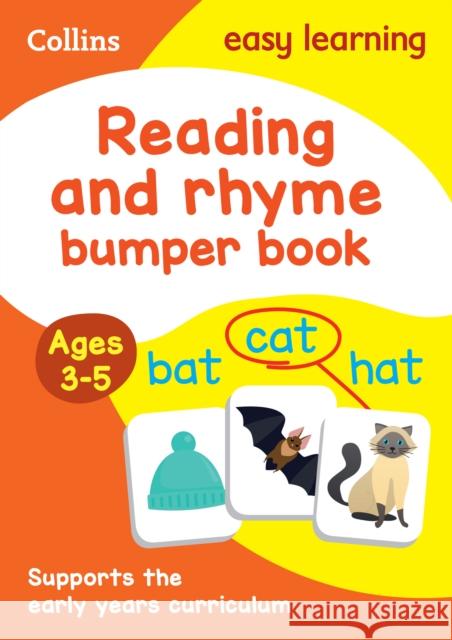 Reading and Rhyme Bumper Book Ages 3-5: Ideal for Home Learning Collins Easy Learning 9780008275440