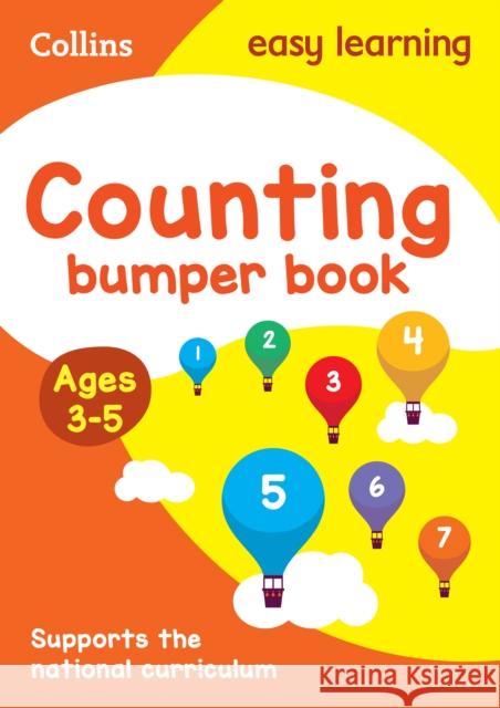 Counting Bumper Book Ages 3-5: Ideal for Home Learning Collins Easy Learning 9780008275457