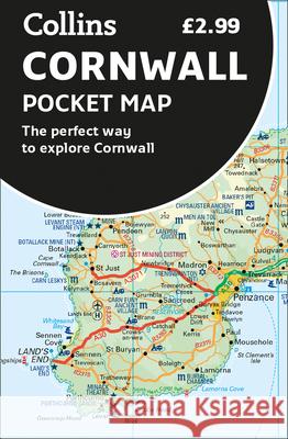 Cornwall Pocket Map: The Perfect Way to Explore Cornwall Collins Maps 9780008328061 HarperCollins Publishers