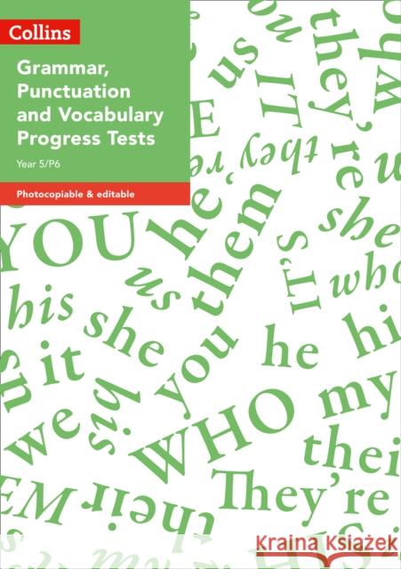 Year 5/P6 Grammar, Punctuation and Vocabulary Progress Tests (Collins Tests & Assessment) Rachel Clarke, Stephanie Austwick 9780008333652