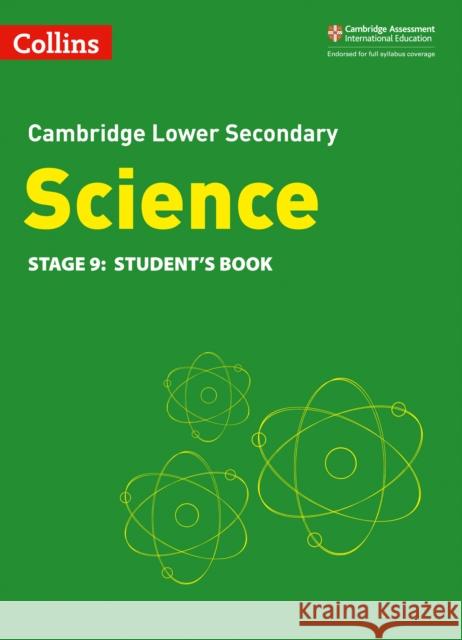 Lower Secondary Science Student's Book: Stage 9  9780008364274 HarperCollins Publishers