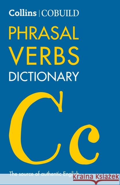 COBUILD Phrasal Verbs Dictionary Collins Uk 9780008375461 HarperCollins Publishers