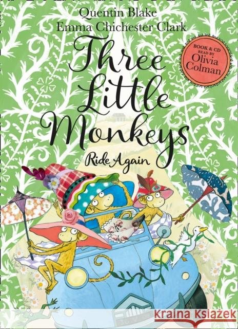 Three Little Monkeys Ride Again: Book & CD Quentin Blake 9780008385972 HarperCollins Publishers