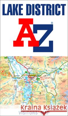 Lake District A-Z Visitors' Map A-Z maps   9780008388126 HarperCollins