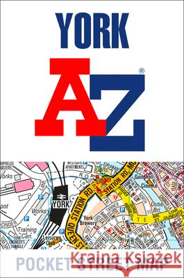 York A-Z Pocket Street Map A-Z maps   9780008391096 HarperCollins