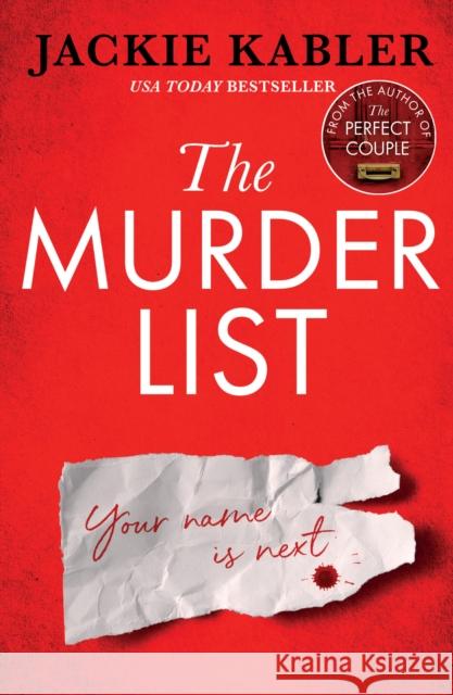 The Murder List Jackie Kabler 9780008434007 HarperCollins Publishers