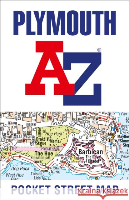 Plymouth A-Z Pocket Street Map A-Z Maps 9780008445133 HarperCollins Publishers