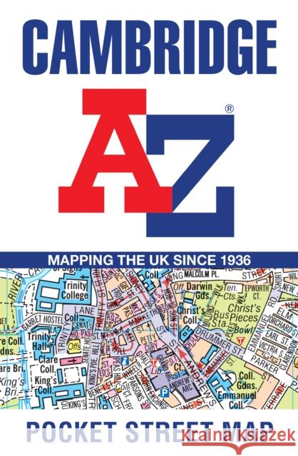 Cambridge A-Z Pocket Street Map A-Z Maps 9780008445140 HarperCollins Publishers