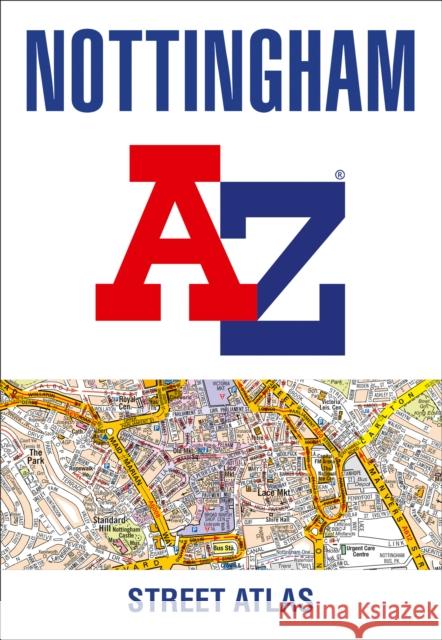 Nottingham A-Z Street Atlas A-Z maps 9780008445188 HarperCollins Publishers