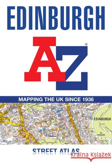 Edinburgh A-Z Street Atlas A-Z maps 9780008445218 HarperCollins Publishers