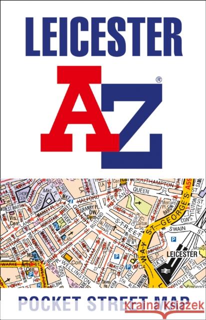 Leicester A-Z Pocket Street Map A-Z Maps 9780008445249 HarperCollins Publishers