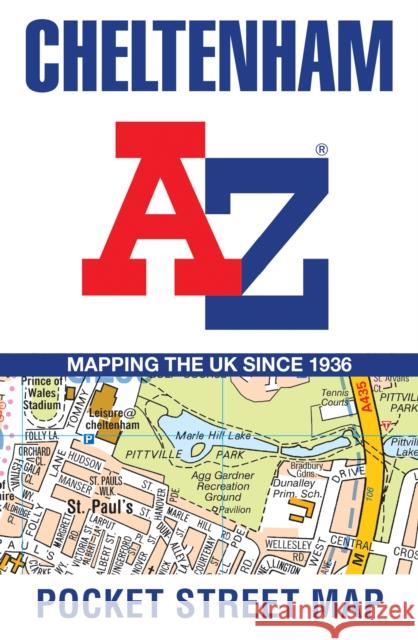 Cheltenham A-Z Pocket Street Map A-Z Maps 9780008445256 HarperCollins Publishers