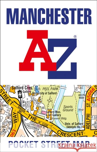 Manchester A-Z Pocket Street Map A-Z Maps 9780008445263 HarperCollins Publishers