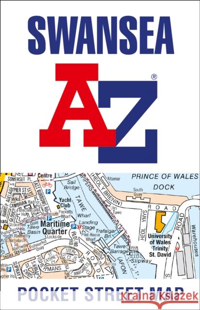 Swansea A-Z Pocket Street Map A-Z Maps 9780008445294 HarperCollins Publishers