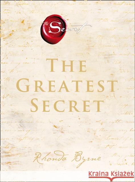 The Greatest Secret BYRNE RHONDA 9780008447373