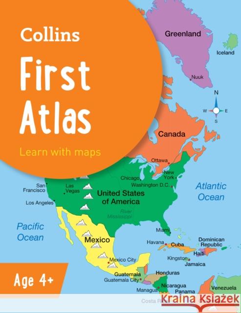 Collins First Atlas: Ideal for Learning at School and at Home Collins Maps 9780008485931 HarperCollins Publishers