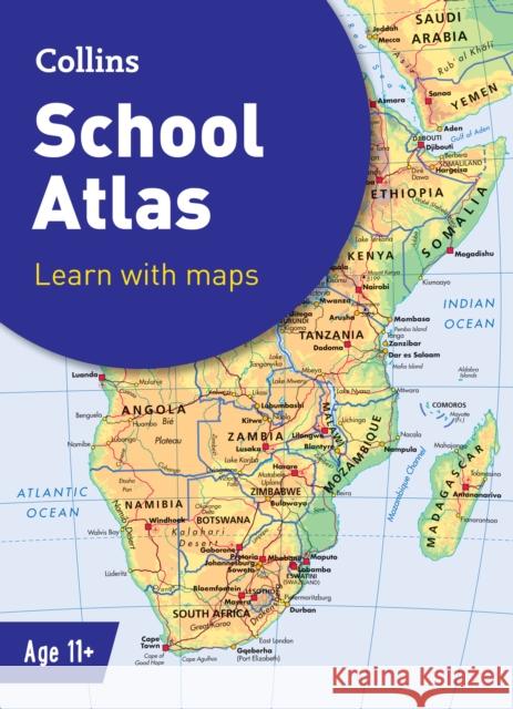 Collins School Atlas: Ideal for Learning at School and at Home Collins Maps 9780008485955 HarperCollins Publishers