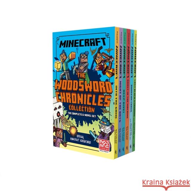 Minecraft Woodsword Chronicles 6 Book Slipcase Nick Eliopulos 9780008491277 HarperCollins Publishers