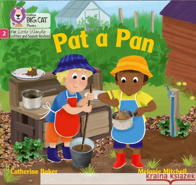 Pat a Pan: Phase 2 Set 1 Catherine Baker 9780008502485 HarperCollins Publishers